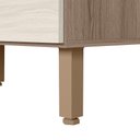 Ver imagem 6 de Balcao com Tampo e Nicho para Forno 1 Gaveta MDF 80 cm Kali 1640622 Carvalho Toq Bianco Nicioli