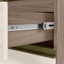 Ver imagem 5 de Balcao com Tampo e Nicho para Forno 1 Gaveta MDF 80 cm Kali 1640622 Carvalho Toq Bianco Nicioli