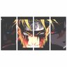 Quadro Naruto Sasuke Minato Decorativo 130X65 - 1