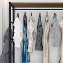 Ver imagem 3 de Guarda-Roupa Closet Solteiro Barcelona Artefamol Demolição e Preto