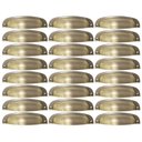 Ver imagem 1 de Kit 24 Puxadores Ouro Velho 2773 Quebec Concha Torralba para Móveis Armários Gavetas