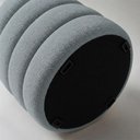 Ver imagem 6 de Puff Decorativo Redondo Mid Bouclé Azul Claro - Nexta Casa