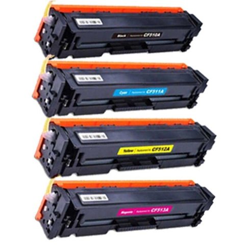 Kit 4 Toner CF510A CF511A CF512 CF513 204A - M180NW M180