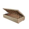 Somiê Cama Box com Baú Solteiro Lucas Home Rústica 88x188x42cm - 1