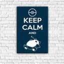 Ver imagem 1 de Placa Decorativa Engraçada Keep Calm And Sleep-30X45Cm
