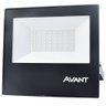 REFLETOR LED SLIM 100W 3000K BRANCO QUENTE IP65 AVANT - 1