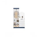 Ver imagem 4 de Guarda Roupa com Cômoda Solteiro New Capri 2 Portas 4 Gavetas MDP Espelho Branco Azul Flex 103cm