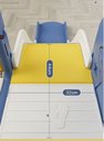 Ver imagem 2 de Playground Infantil 6 em 1 Parquinho 224cm Escorregador:vermelho