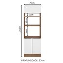Ver imagem 5 de Torre Quente Stella 3 Portas Rustic/branco Madesa
