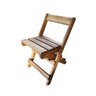 Cadeira Infantil Dobrável Jardim Madeira Acento Criança Cadeirinha - 1