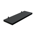 Ver imagem 1 de 1 Prateleira Preta 30X10 Com Suporte Flutuante Mdf  Organizadora Decoração Cozinha Quarto Banheiro