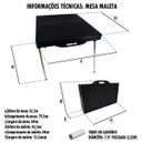Ver imagem 4 de Mesa Prática Dobrável Camping Praia Churrasco Maleta Zaka
