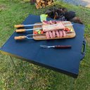 Ver mais imagens de Mesa Prática Dobrável Camping Praia Churrasco Maleta Zaka