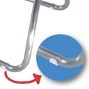 Ver imagem 6 de Cadeira Alumínio Reforçada Cancun Plus Preta Zaka 120Kg