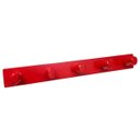 Ver imagem 1 de Cabideiro de parede em Madeira Bolsa Roupa Closet Vermelho