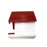 Ninho Casinha Casa Pássaros Passarinhos Madeira Maciça Vermelho - 2