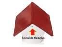 Ver imagem 3 de Ninho Casinha Casa Pássaros Passarinhos Madeira Maciça Vermelho
