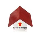 Ver imagem 3 de Ninho Casinha Casa Pássaros Passarinhos Madeira Maciça Vermelho