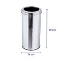 Ver imagem 2 de Lixeira Para Banheiro Cozinha 25 Litros Cesto De Lixo Reciclável