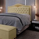 Ver imagem 2 de Cabeceira Cama Box Casal Queen 160cm Imperial J02 Linho Areia - Mpozenato