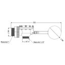 Ver imagem 2 de Torneira Bóia Alta Vazão Compacta Grandes Reservatórios 2