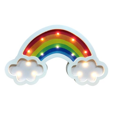Luminária Decorativa Balão Luz Led Pilha AA 30x34CM