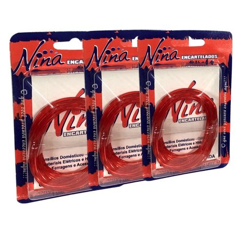 Kit 3 Peças Fio De Nylon Para Roçadeira 1,8mm x 5 Metros