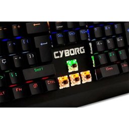 Teclado Mecânico Gamer Dazz Cyborg Revolution LED ABNT2 - 6