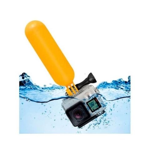 Kit 30 Boia Flutuante Bastão Câmeras Gopro Amarela