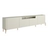 Rack para Sala 4 Portas Lisas Mdf L220 X A65cm - 2