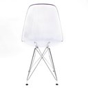 Ver imagem 5 de Conjunto com 2 Cadeiras Eames Transparente - Base Eiffel Cromada