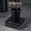 Ver imagem 2 de Maestri House Mini Balança de Café com Temporizador, Recarregável (preta)