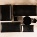 Ver imagem 4 de Ramekin Melamina Preto 40ml Molheira Lyor Porta Shoyu Quadrado Tóquio Potinho Pequeno