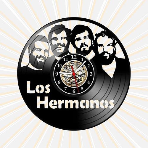 Relógio Los Hermanos Bandas Rock Nacional Musica Vinil Lp - 1