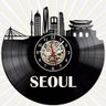 Relógio Seoul Coreia Cidades Países Agência Turismo Vinil Lp - 1