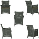 Ver imagem 5 de 4 Poltronas e 1 Mesa Igapó em Alumínio Pintura Marrom Corda Náutica Estofado 13