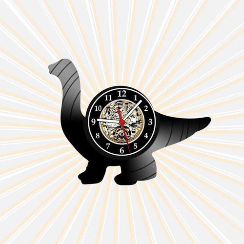 Relógio Parede Dinoussauro Nerd Geek Vinil Lp Decoração Arte - 1