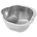 Ver imagem 1 de Escorredor de Arroz Inox Grao Verdura Legumes Multiuso Versatil Cozinha Preparo Refeiçao