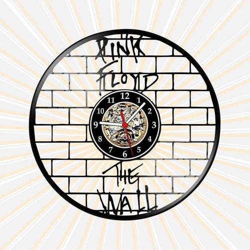 Relógio Parede Pink Floyd The Wall Banda Rock 80 90 Vinil Lp - 1
