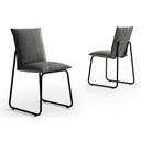 Ver mais imagens de Conjunto: Mesa de Cozinha Átria 1593 Aço C/ Tampo Madeirado 90x90cm e 4 Cadeiras Soft Rose/freij