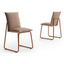 Ver imagem 7 de Conjunto: Mesa de Cozinha Átria 1593 Aço C/ Tampo Madeirado 90x90cm e 4 Cadeiras Soft Rose/freij