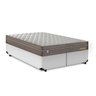 Cama Box Queen Branca + Colchão de Molas Superlastic - Plumatex - Valencia - 158x198x65cm - 1