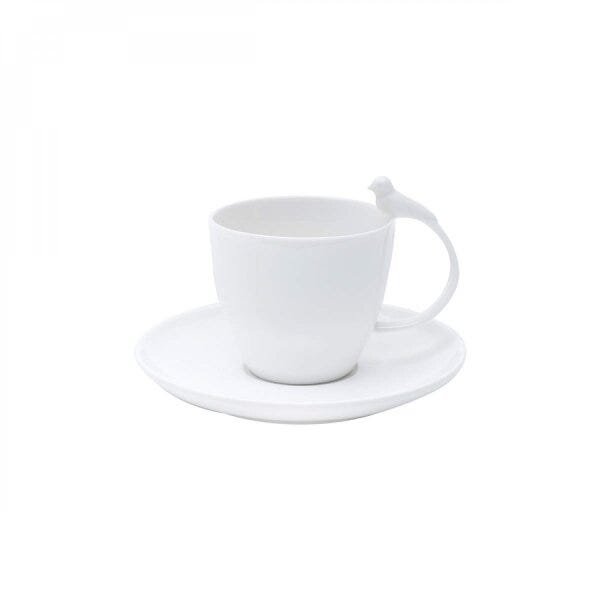 Jogo de Xícaras de Chá com Pires Porcelana 12 Peças 200ml Birds Rojemac - 3