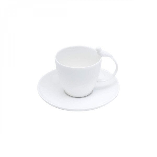 Jogo de Xícaras de Chá com Pires Porcelana 12 Peças 200ml Birds Rojemac - 2