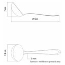 Ver imagem 5 de Kit Colher de Arroz e Concha para Feijão Tramontina Laguna Inox