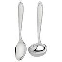 Ver imagem 1 de Kit Colher de Arroz e Concha para Feijão Tramontina Laguna Inox