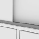 Ver imagem 4 de Guarda Roupa Chicago 3 Portas 9 Gavetas Com Espelho e Pés Tcil:Branco