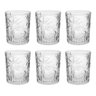 6 Copos Baixos Cristal Palm Tree 340ml Transparente - 1