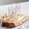 6 Copos Baixos Cristal Palm Tree 340ml Transparente - 2