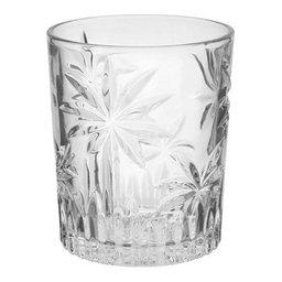 6 Copos Baixos Cristal Palm Tree 340ml Transparente - 3